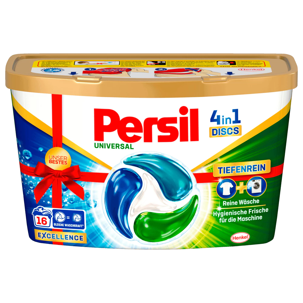 Persil disques universels 16 charges de lavage