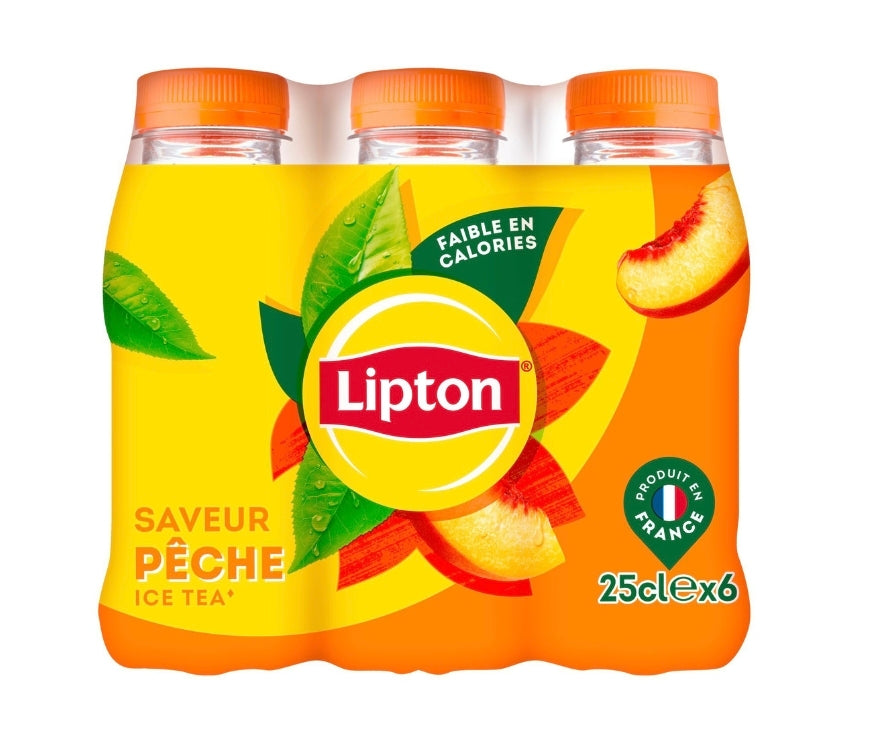 Ice Tea pêche bouteille 6x25cl