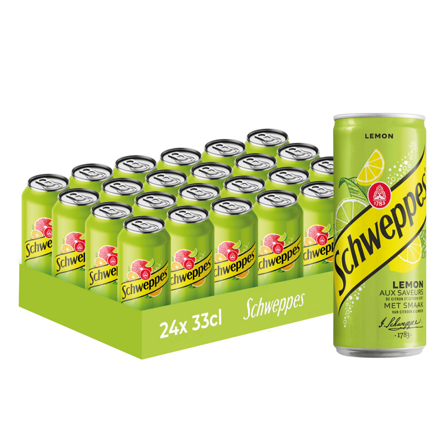 Pack Schweppes lemon 24x33cl