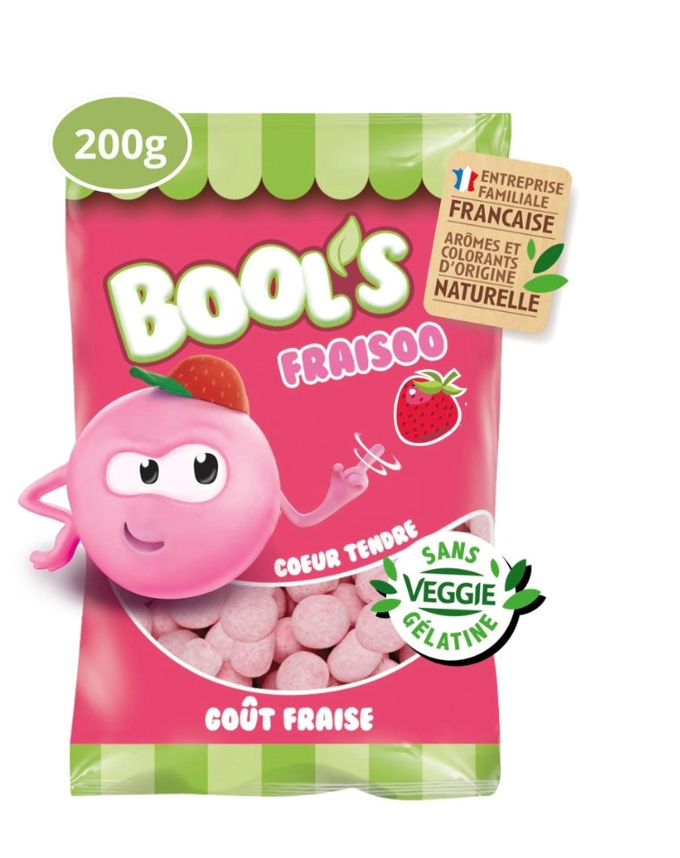 VERQUIN Kara'bool bonbons goûts fraise 200gr