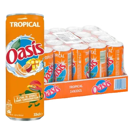 Oasis tropical pack 24x33cl