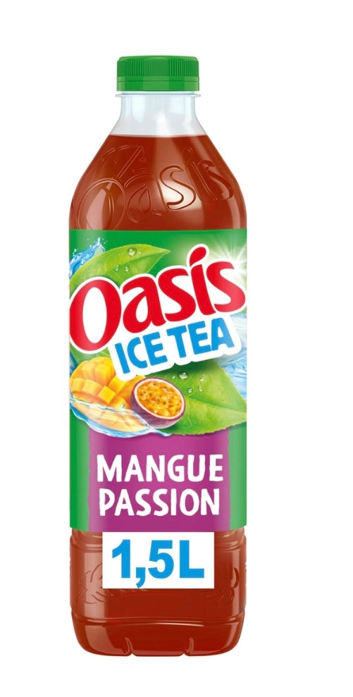 OASIS Ice aux fruits et thé glacé saveur mangue passion