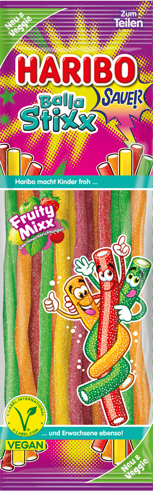 Haribo Balla Stixx Mix Fruité 175 g