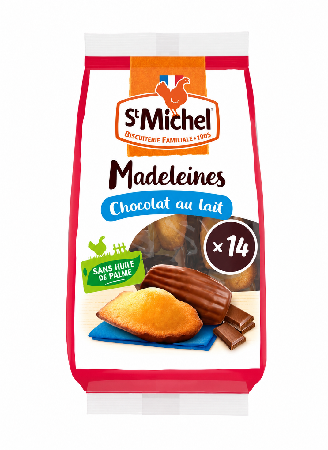St Michel madeleine chocolat au lait