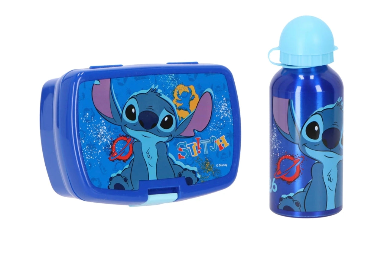 Ensemble déjeuner Lilo & Stitch bleu