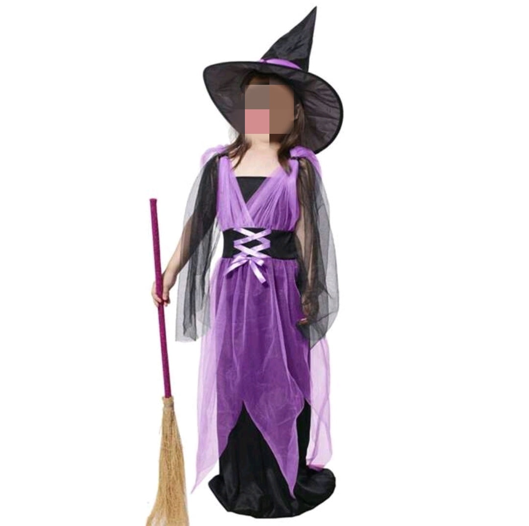 Costume sorcière 130/140cm