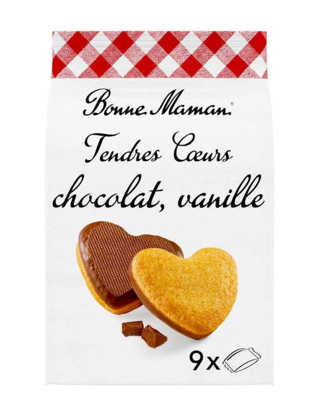 Bonne maman coeur chocolat vanille