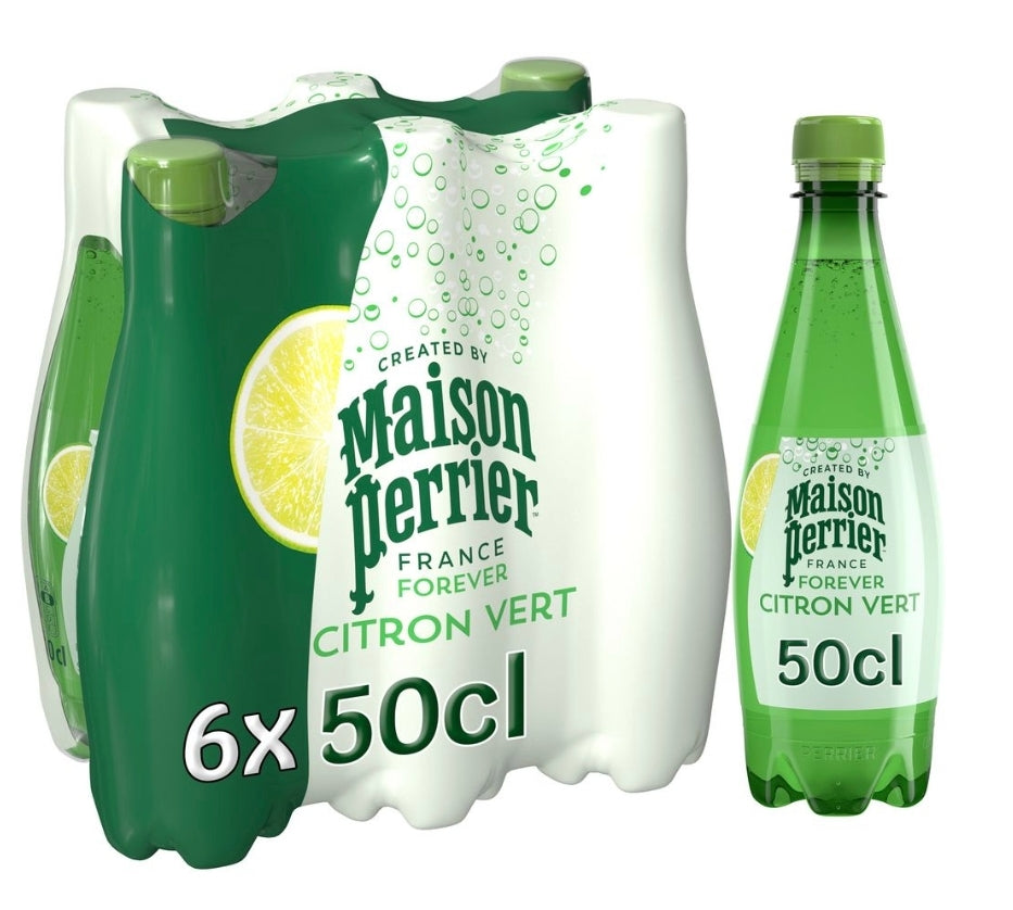 Perrier citron vert 6x50cl