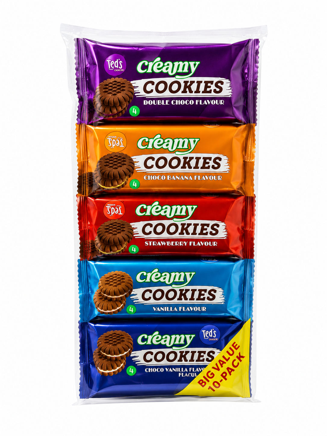 Creamy cookies x10