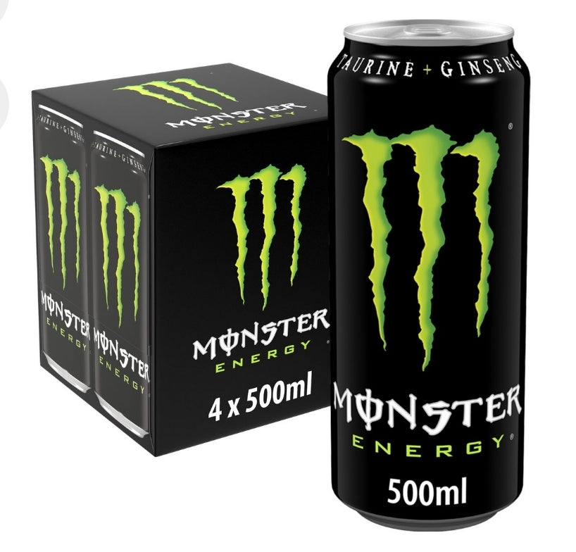 MONSTER ENERGY pack de 4