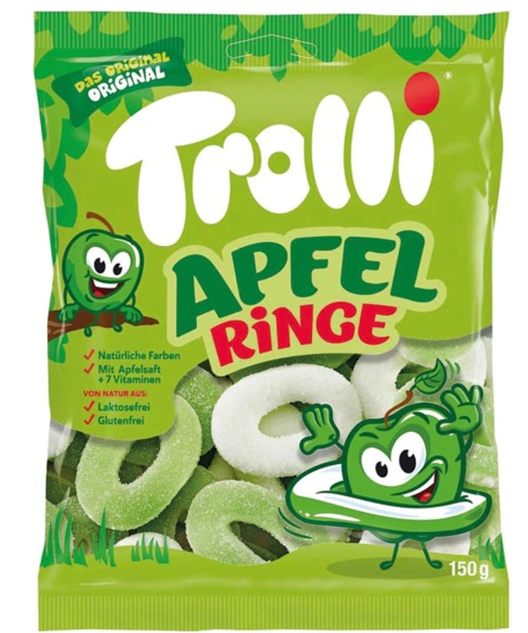 Trolli Rondelles de pomme 150 g