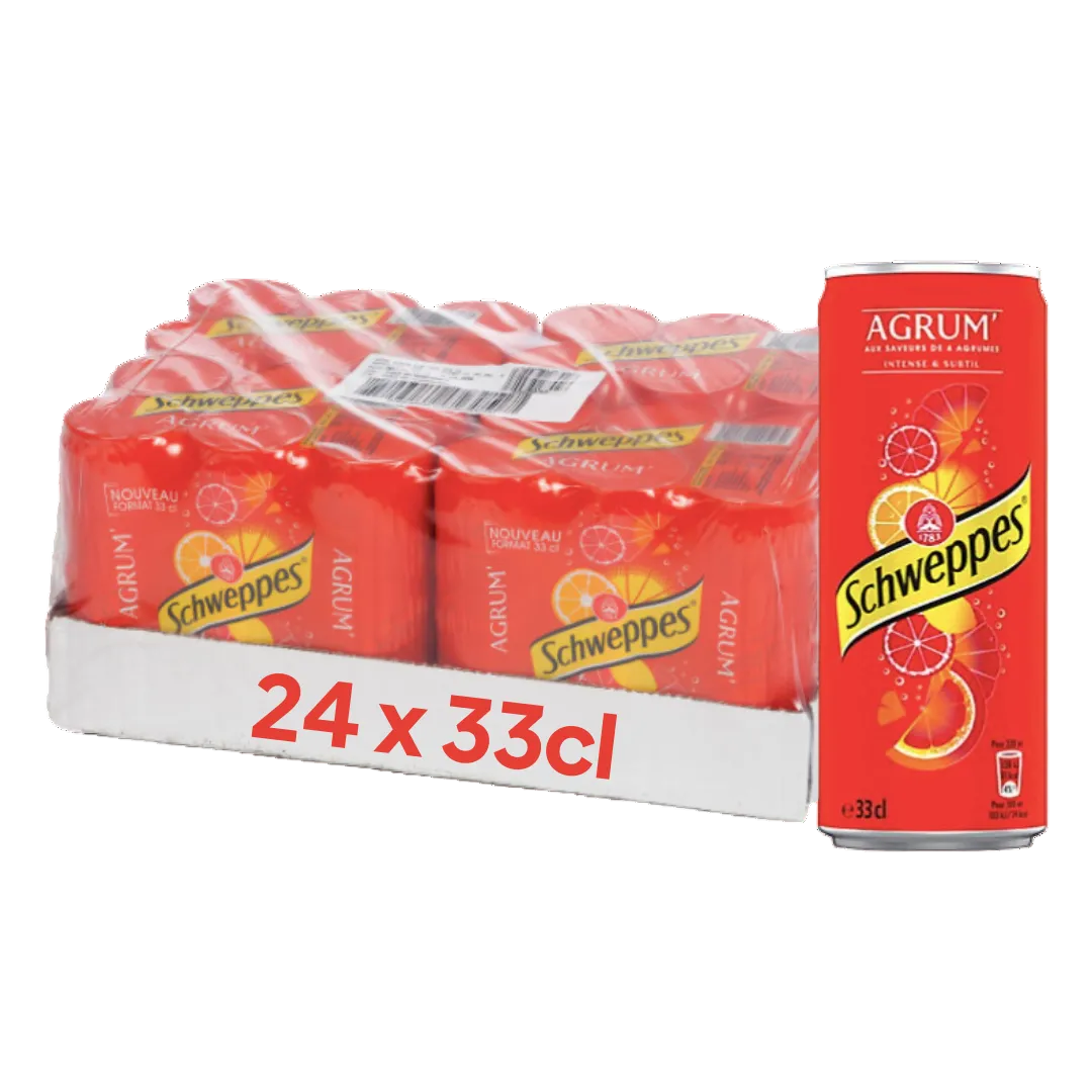 SCHWEPPES Agrumes 24x33cl