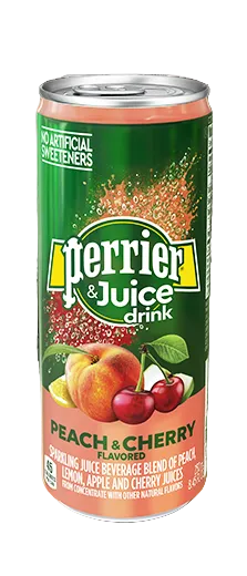 Pack Perrier pêche cerise 24x33cl