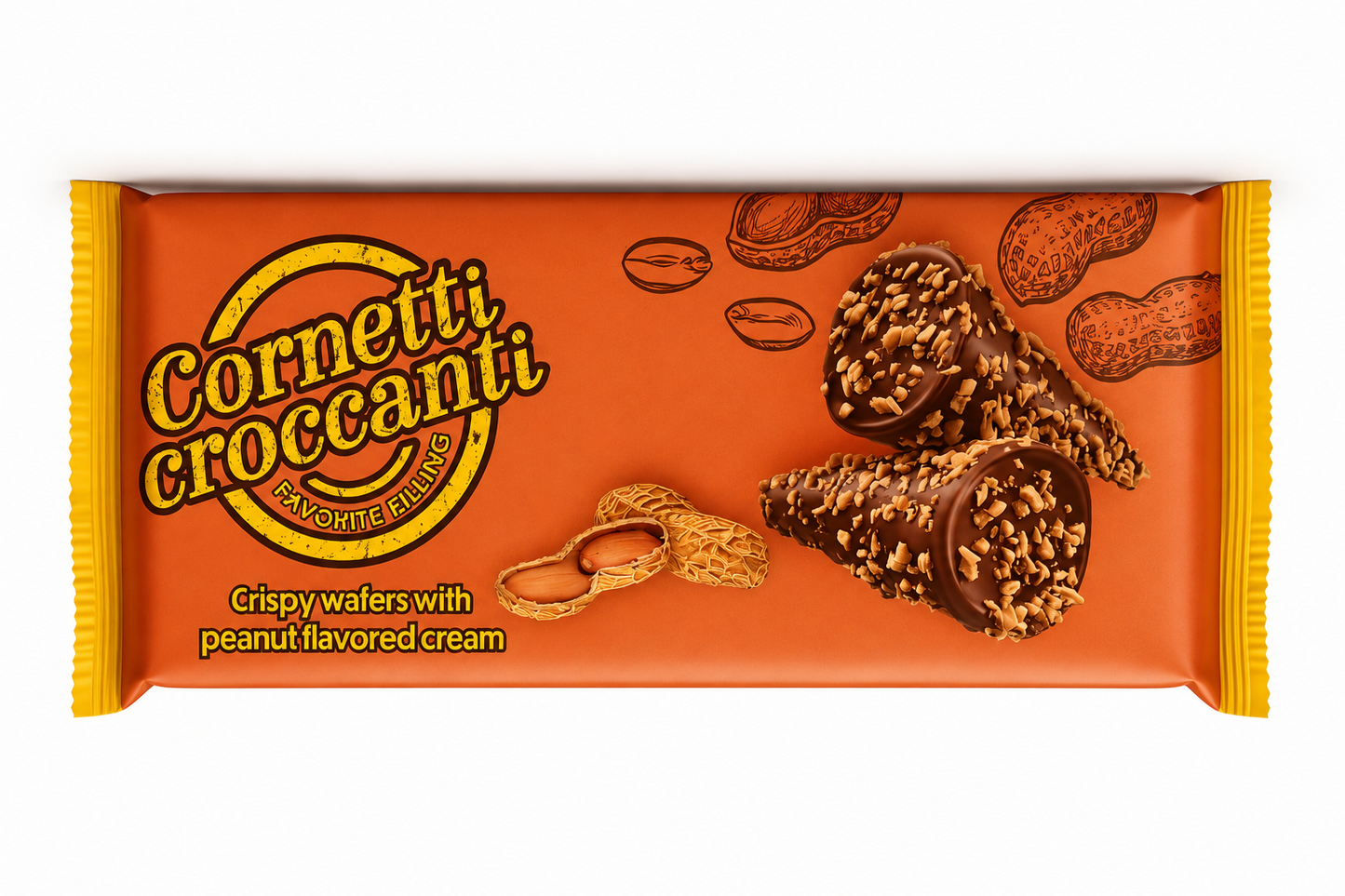 Cornetti peanuts