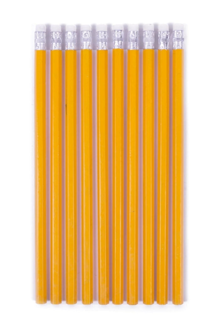 Crayons gomme 10 pièces