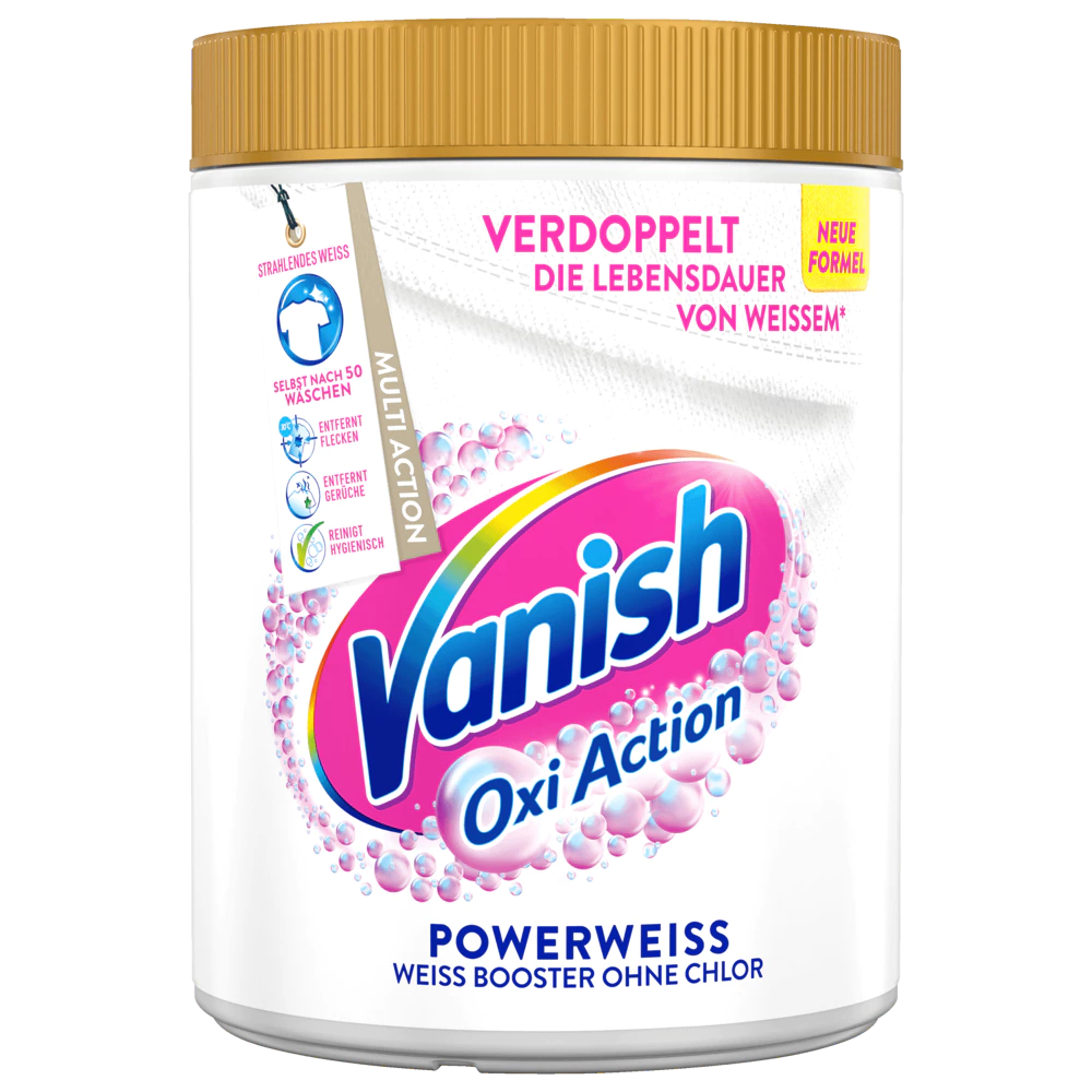 Vanish oxi action