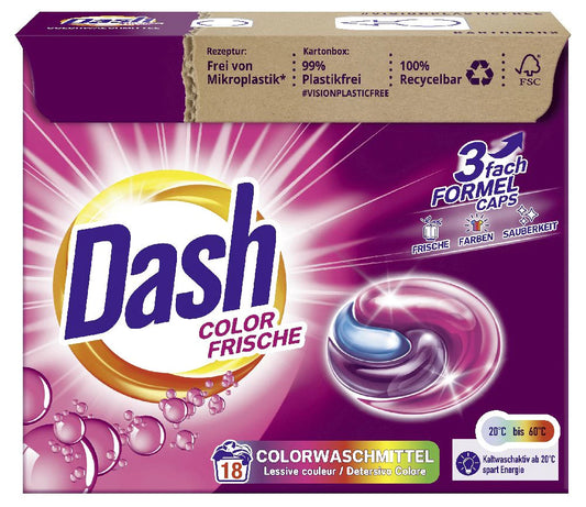 Dash 3in1 colorfrische 18 charges