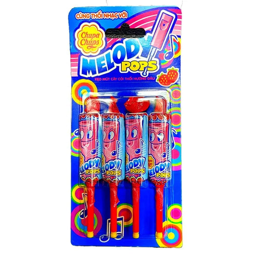 4 chupa chups mélodie pops 60g