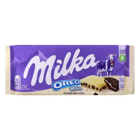 Milka Chocolat Oreo Blanc 100G
