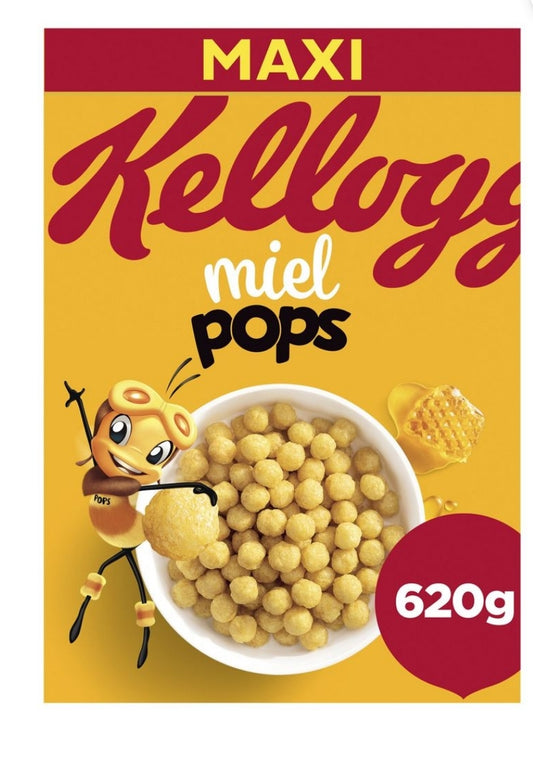 KELLOGG'S Miel pops au miel 620gr