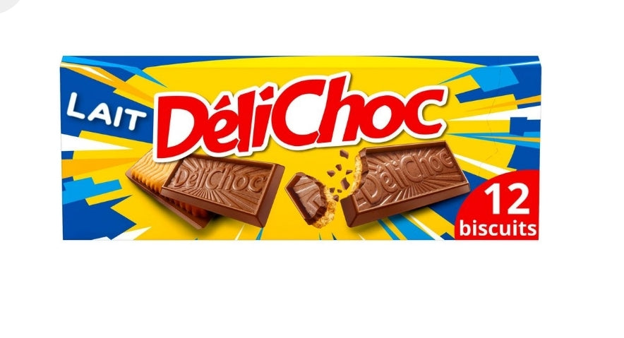 DELICHOC nappés de chocolat au lait croustillant