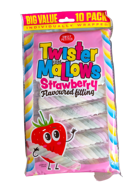 Twister marshmallow strawberry x10