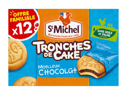 Saint Michel tronche de cake format familial x 12