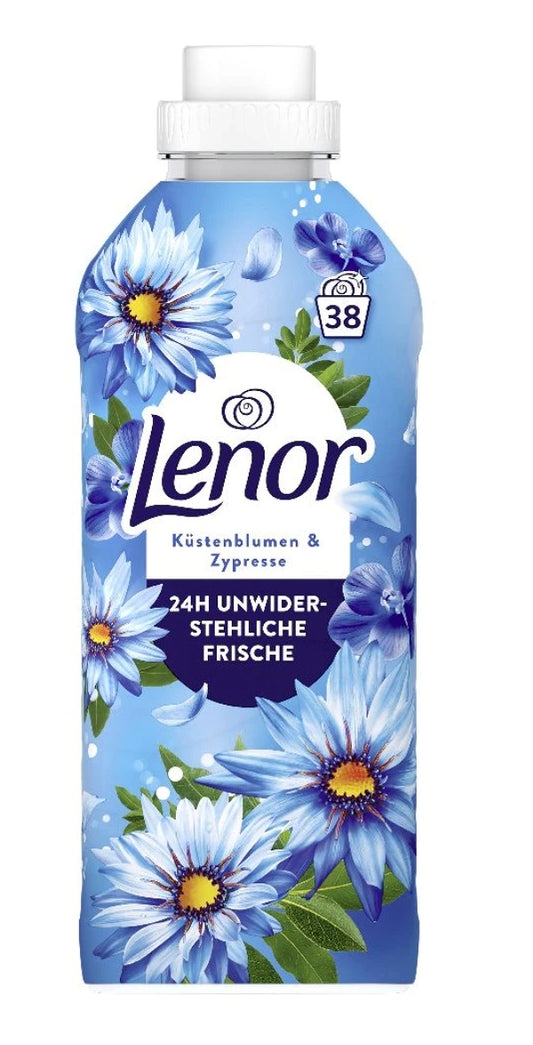 Lenor parfum de fleurs côtières 38 lavages