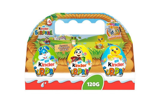 Panier oeufs kinder x6