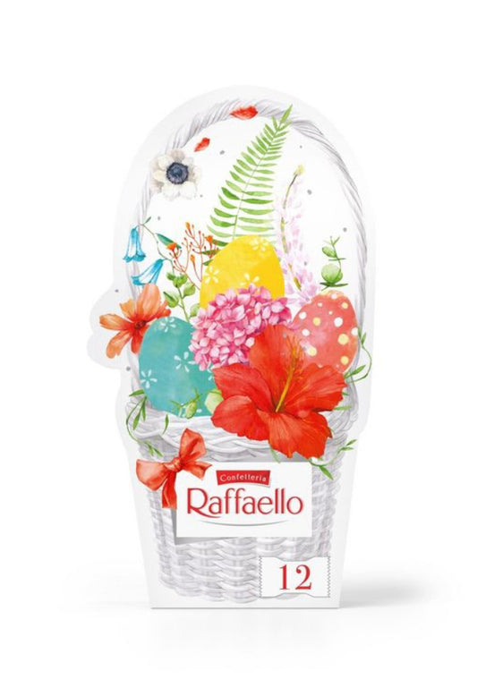 Raffaello oeuf chocolat blanc-noix de coco-amandes