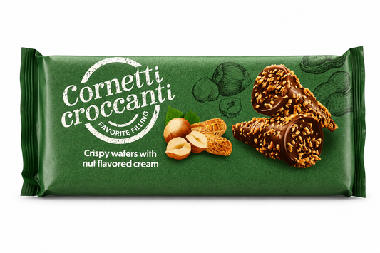 Cornetti cacahuètes