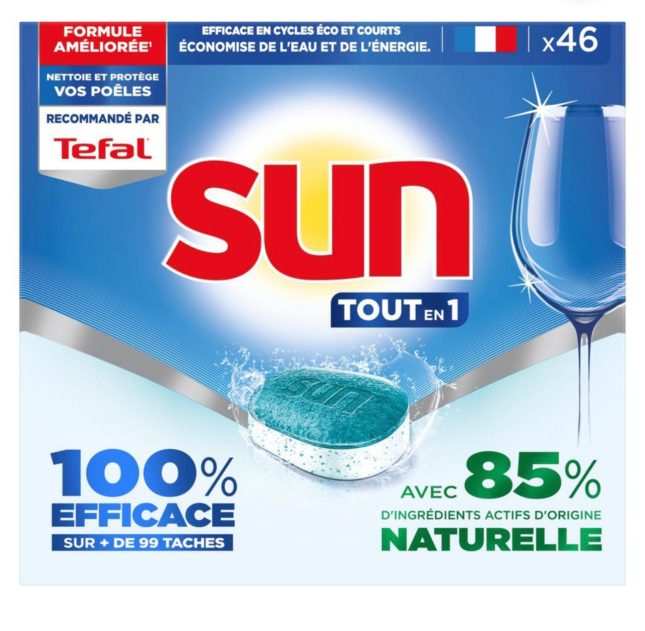 Sun tablettes lave vaisselle x46