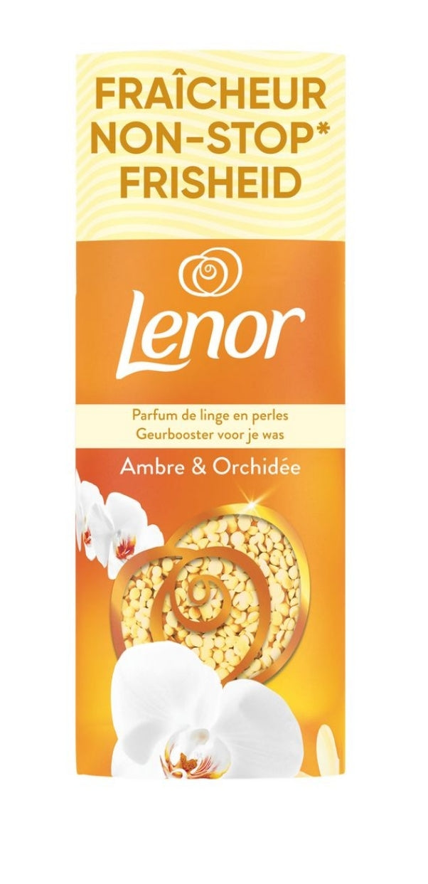 Perle LEnor ambre et orchidée 155gr