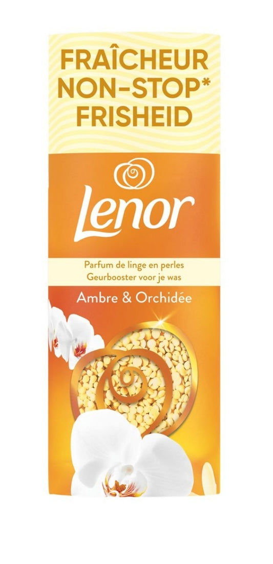 Perle LEnor ambre et orchidée 155gr