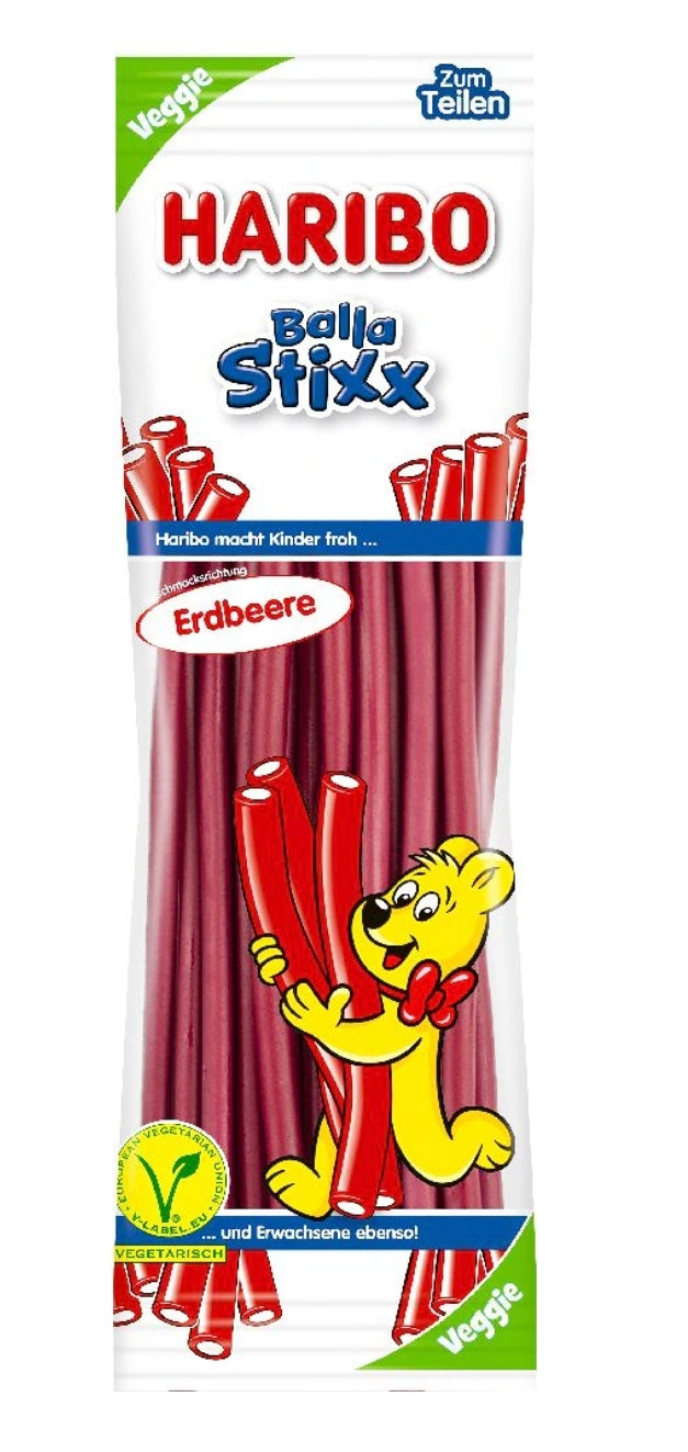Haribo Balla Stixx Fraise 200gr