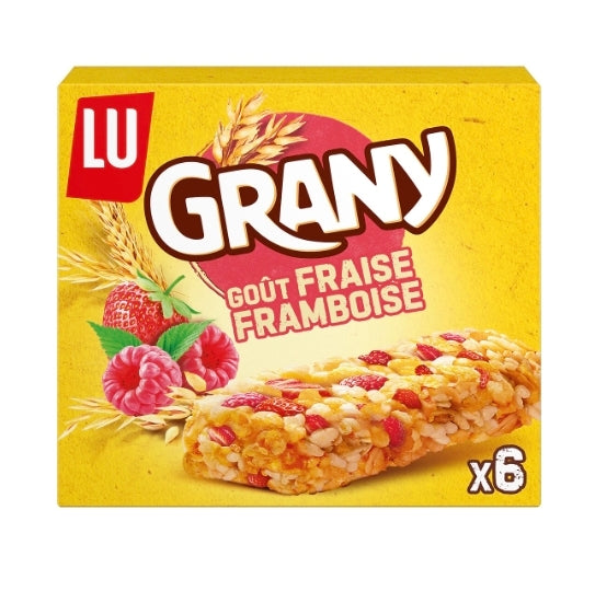 Grany fraise framboise x6