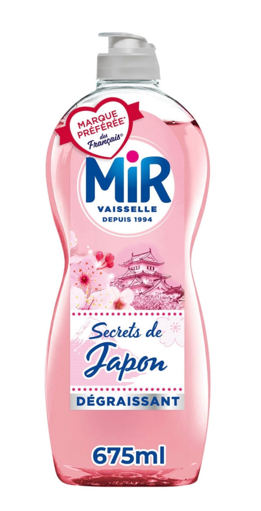MIR Liquide vaisselle secret de japon fleur de lotus cerisier 675ml