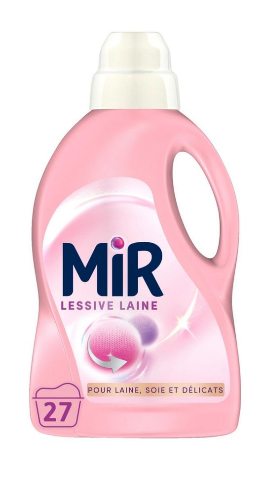 MIR Lessive liquide Laine, soie et délicats 27 lavages
