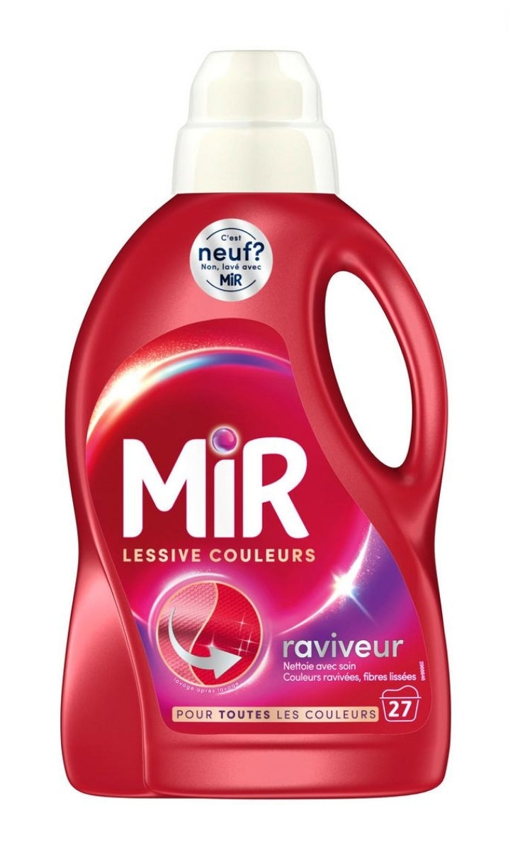 MIR Lessive liquide Raviveur de couleurs 27 lavages