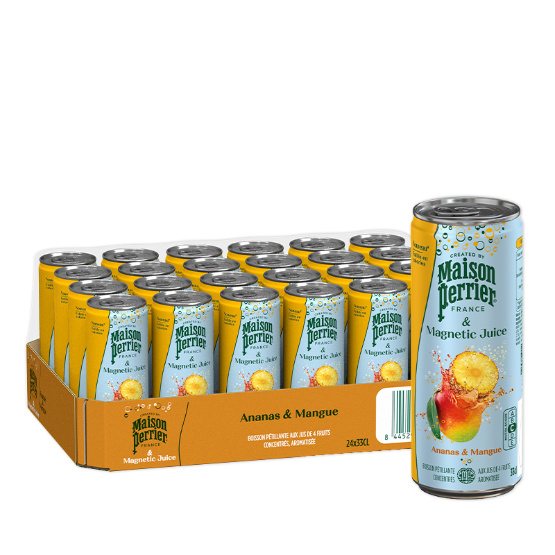 Pack Perrier ananas mangue 24x33cl