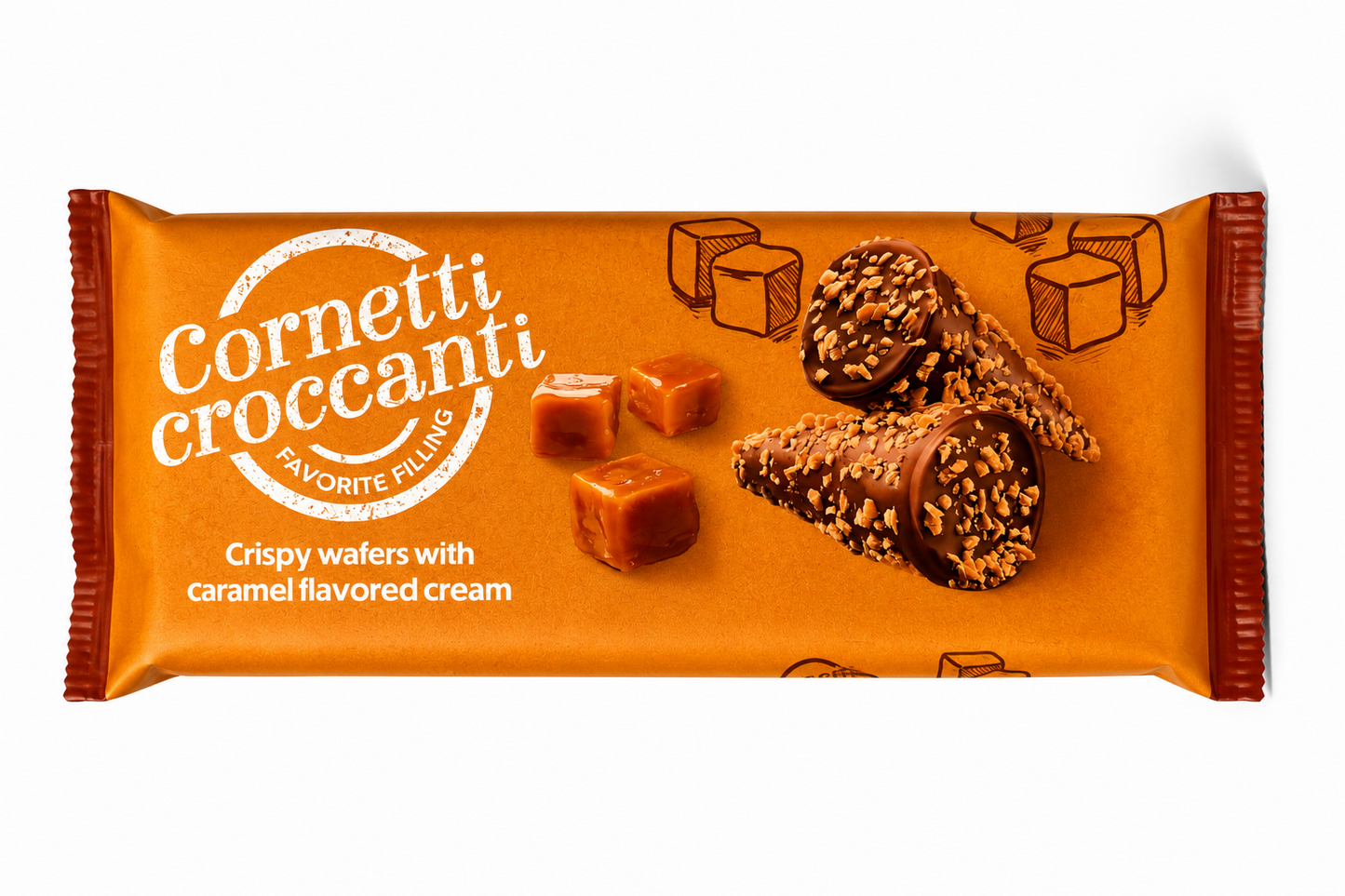 Cornetti caramel