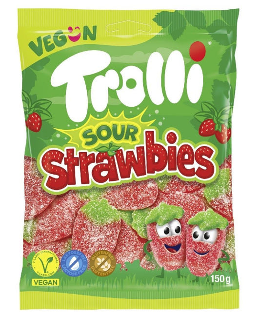 Trolli acidulées fraises 150g