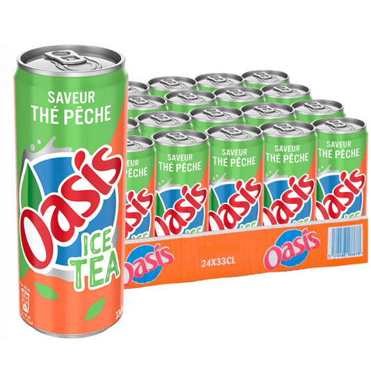 Pack Oasis ice tea 24x33cl