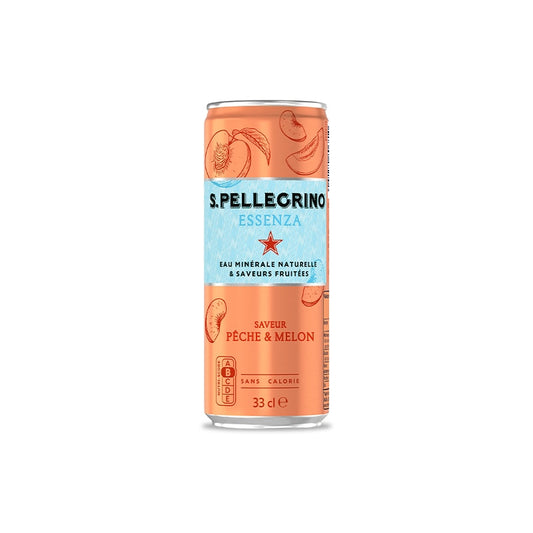 SAN PELLEGRINO saveur pêche et melon 24x33cl
