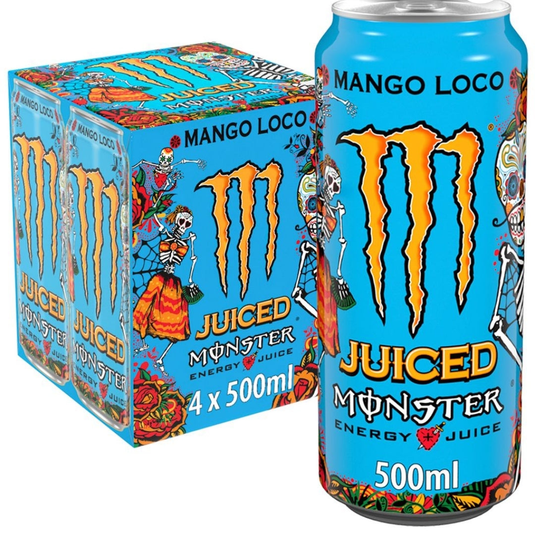 Monster Juiced Mango Loco 4x500ml