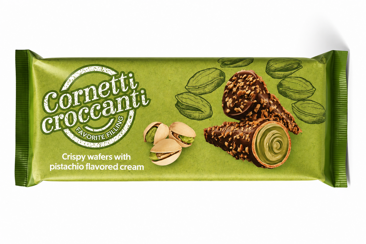 Cornetti pistache