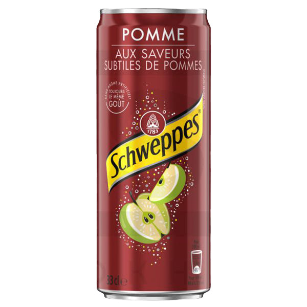 Pack Schweppes pomme 24x33cl