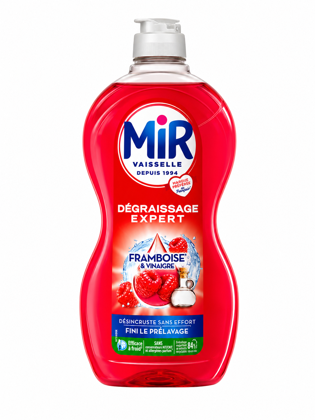 Mir produit vaisselle framboise 450ml
