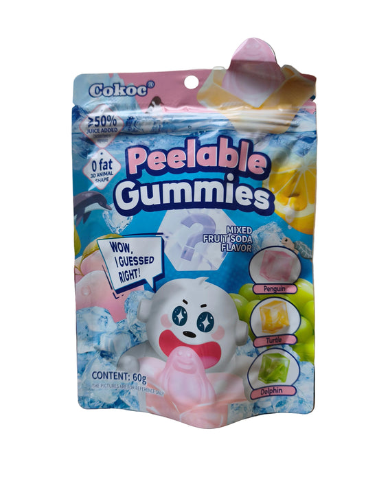 Peelable Gummies fruit soda 60gr
