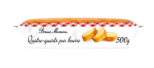 Bonne maman quatre-quart pur beurre 500gr